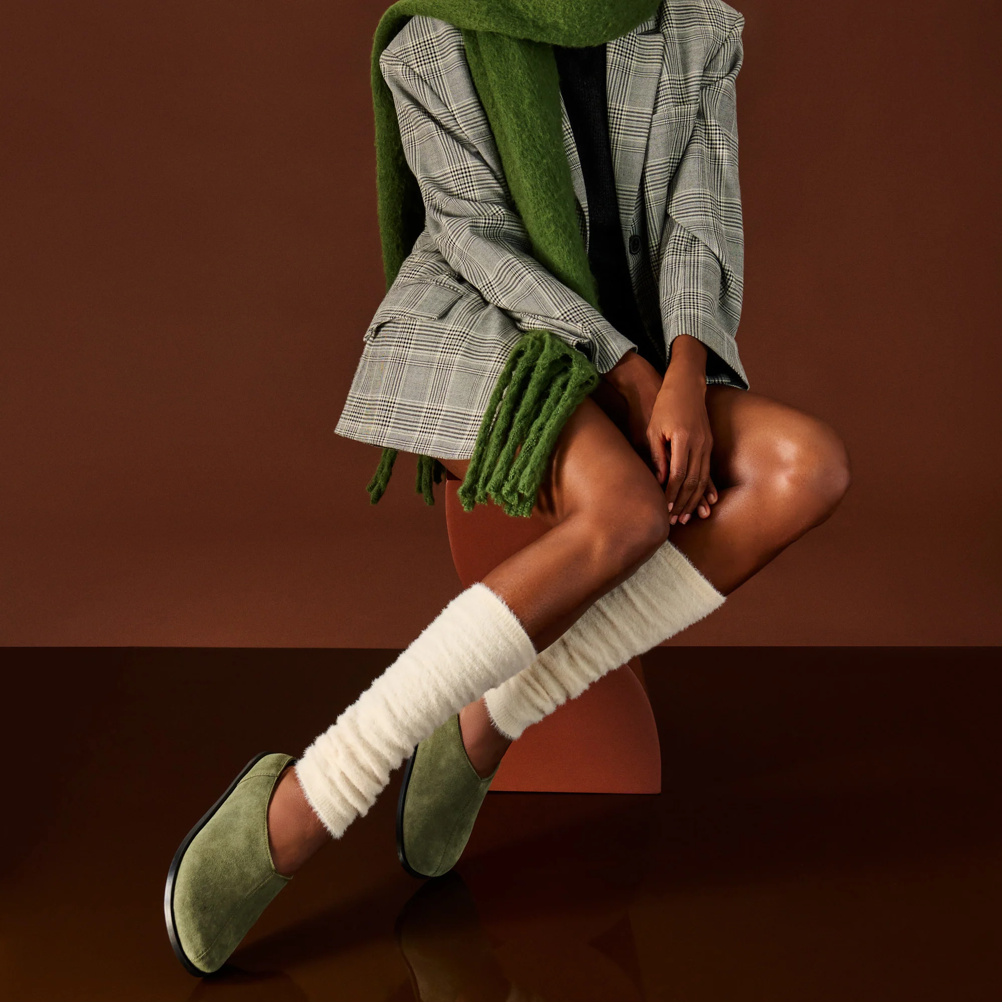 Cloud-Soft Mink-Touch  Leg Warmers - Image 2