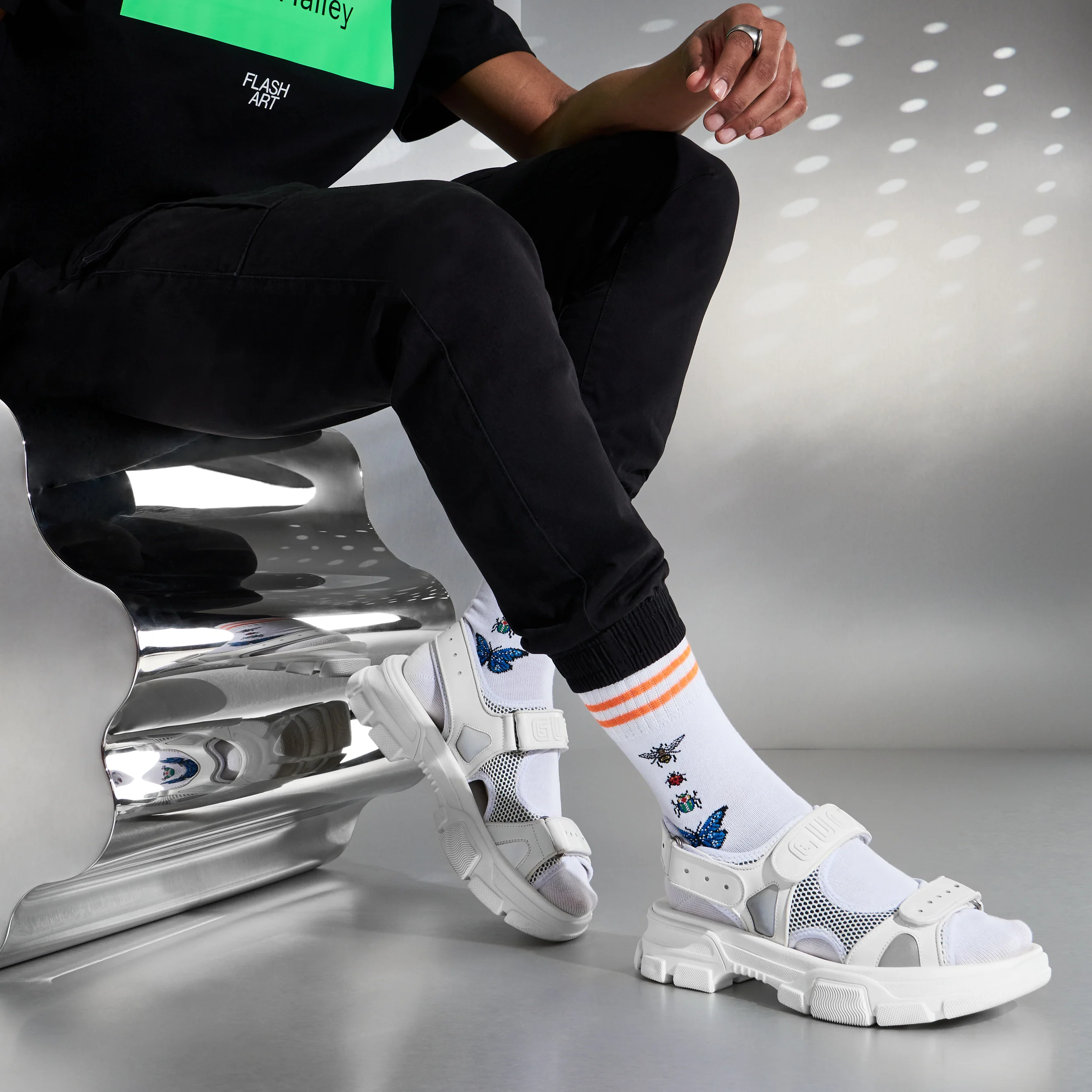 Entomology Cotton  Crew Socks - Image 2