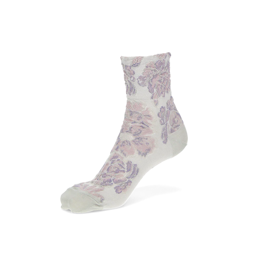 Float Fleur Silky Cotton  Crew Socks - Image 3