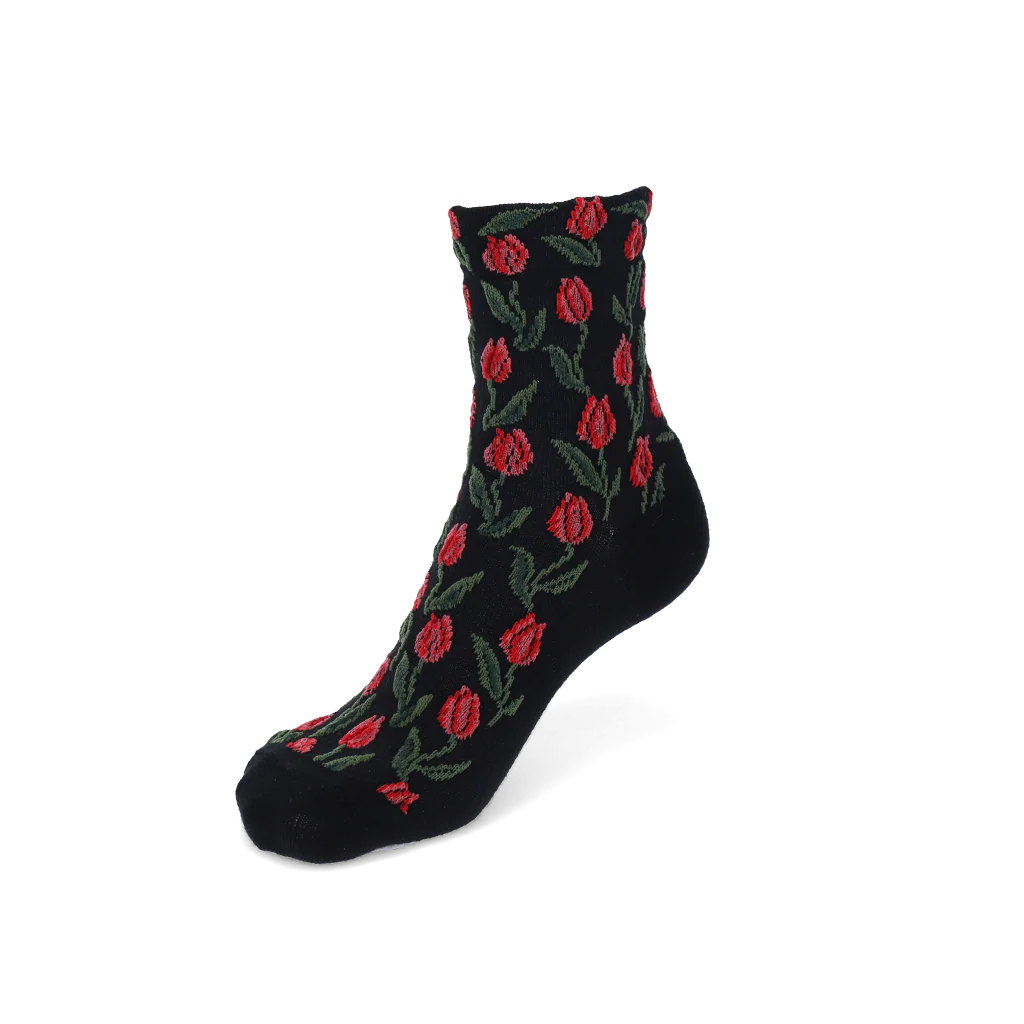 Float Tulip Cotton  Quarter Socks - Image 3