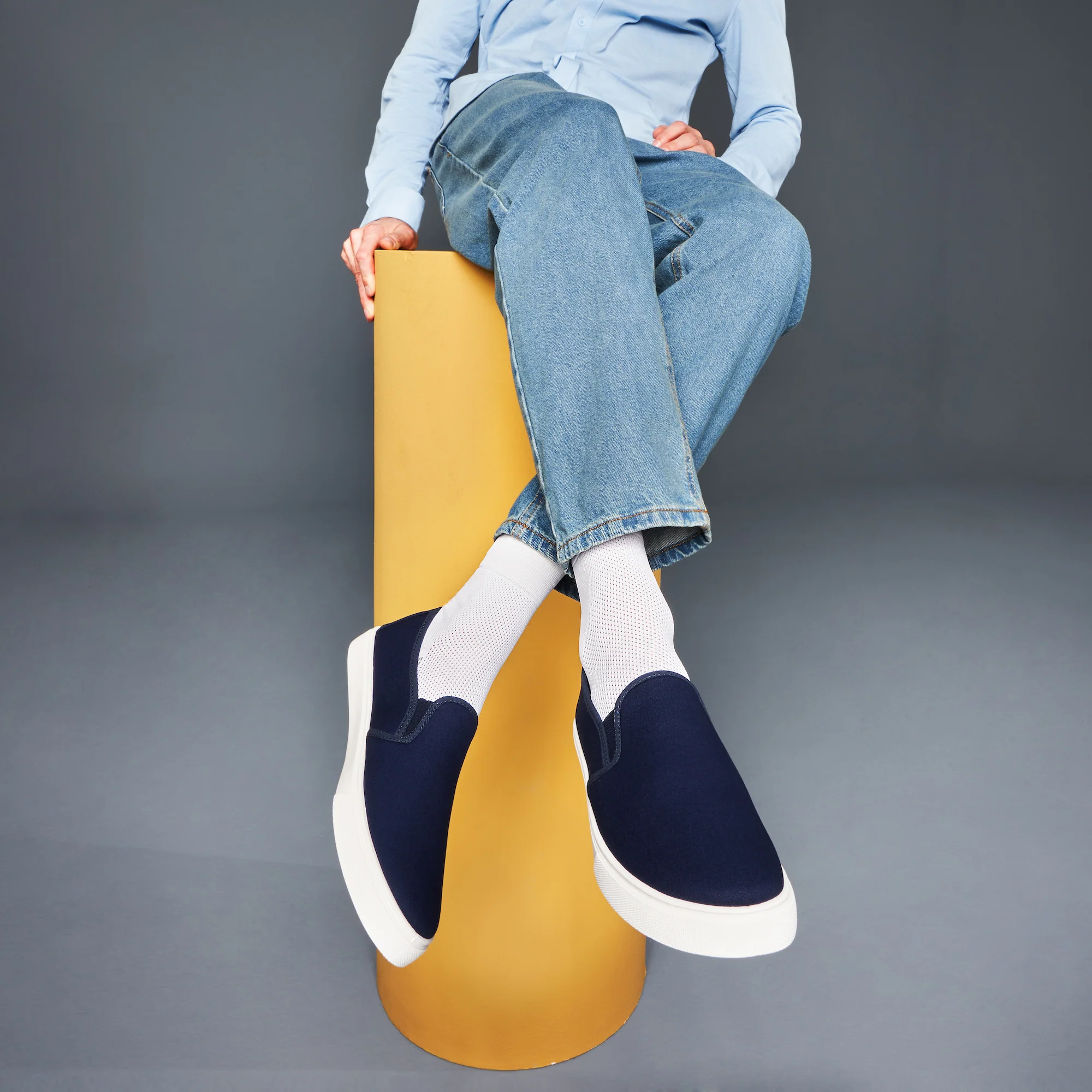 Full-Mesh Quarter Socks - Image 2