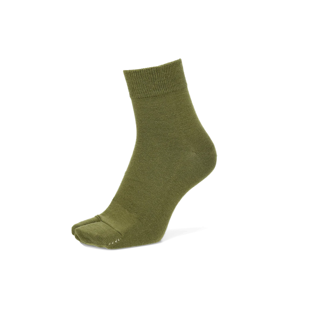 Heathered Merino Tabi  Quarter Socks - Image 11