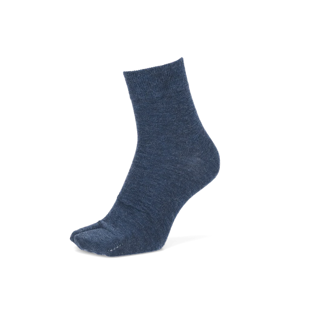 Heathered Merino Tabi  Quarter Socks - Image 13