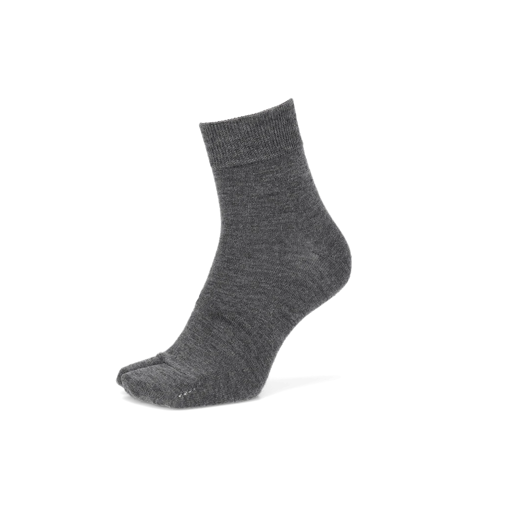 Heathered Merino Tabi  Quarter Socks - Image 5