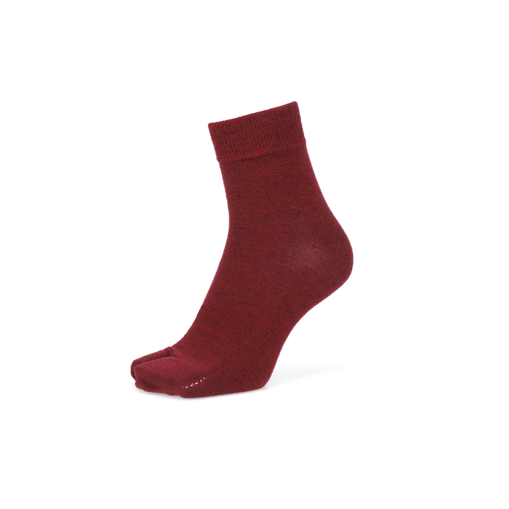 Heathered Merino Tabi  Quarter Socks - Image 9