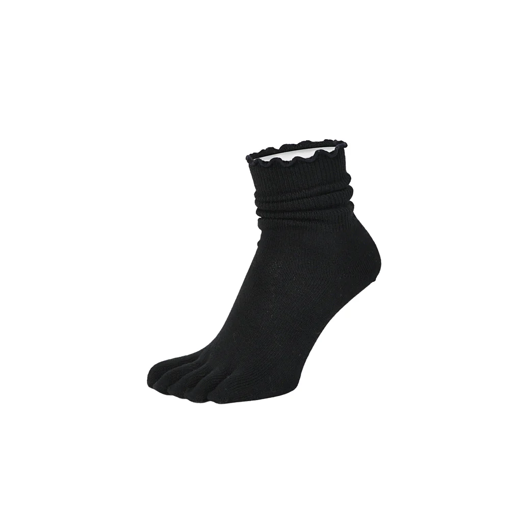 Loose-Fit Cotton Toe  Crew Socks - Image 10