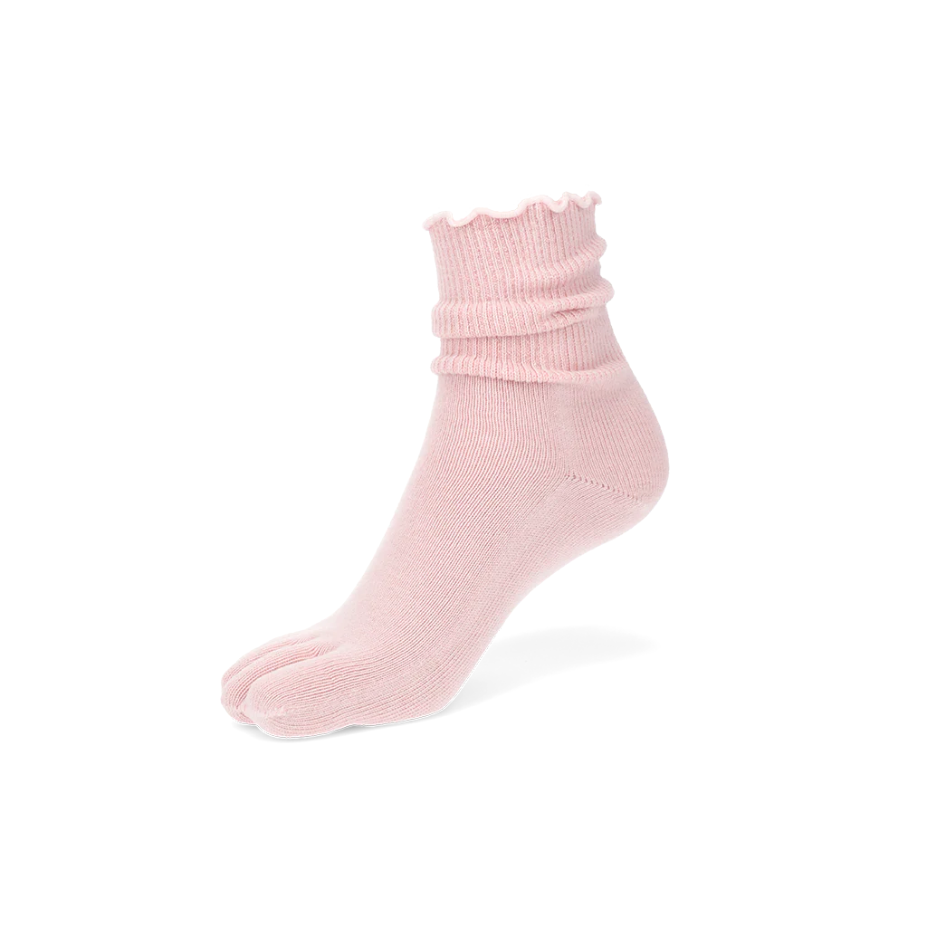 Loose-Fit Cotton Toe  Crew Socks - Image 13
