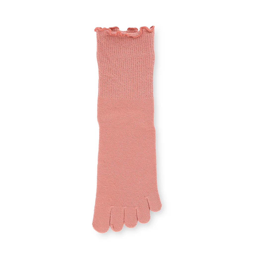 Loose-Fit Cotton Toe  Crew Socks - Image 14