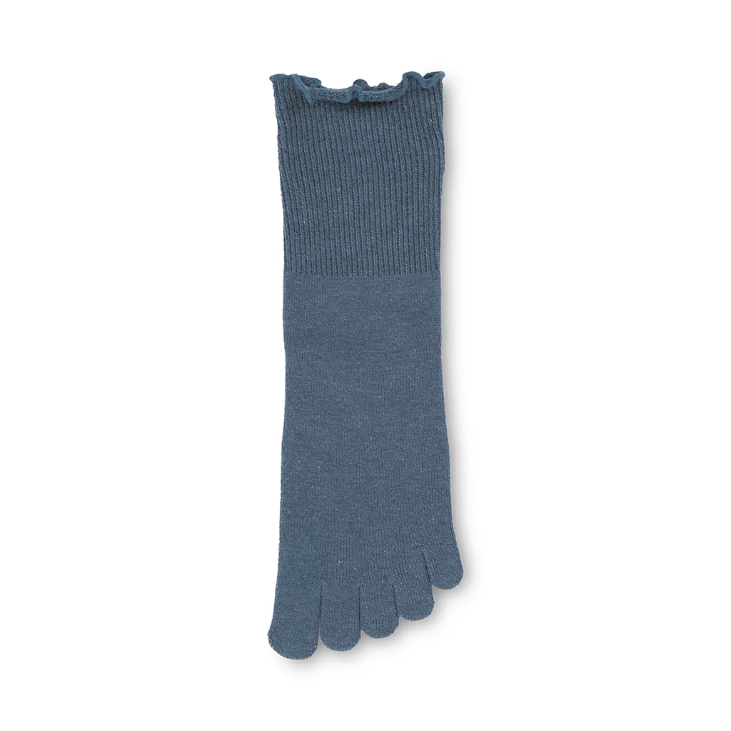 Loose-Fit Cotton Toe  Crew Socks - Image 18