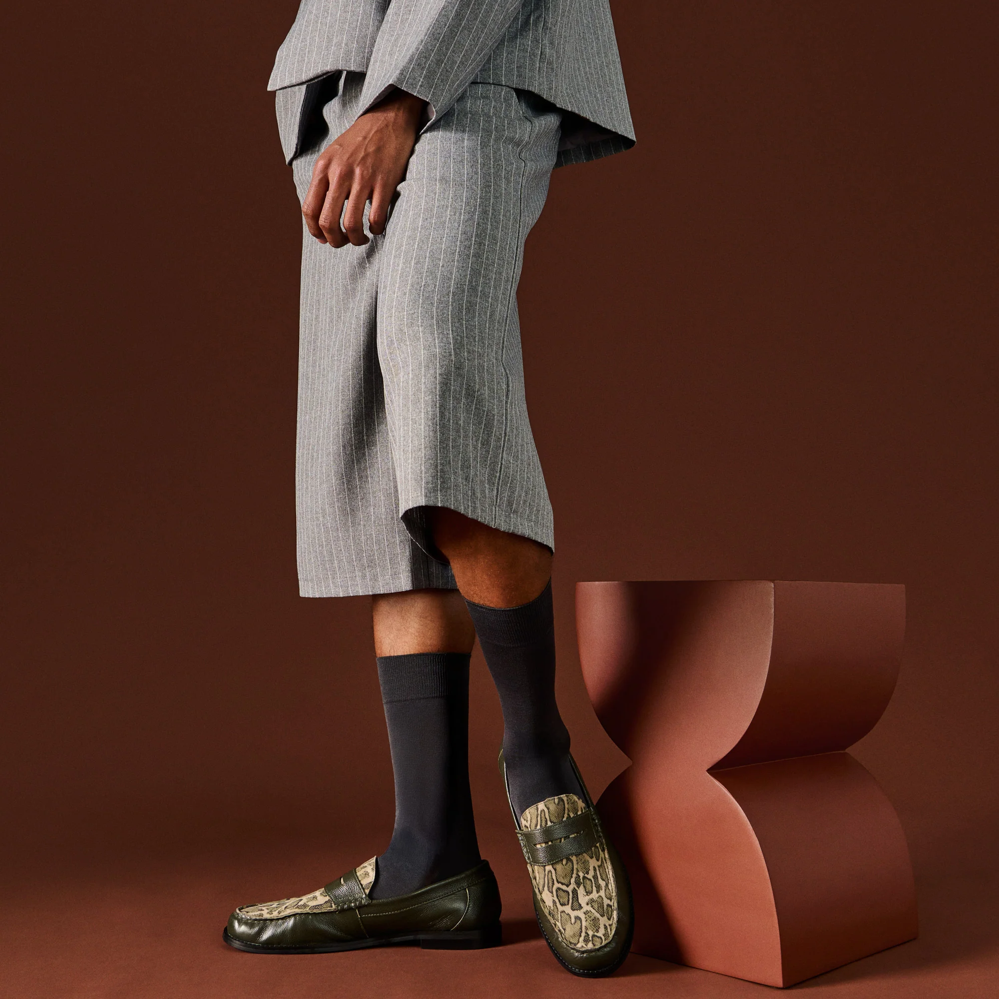 Premium Silky Cotton Plain  Crew Socks - Image 2