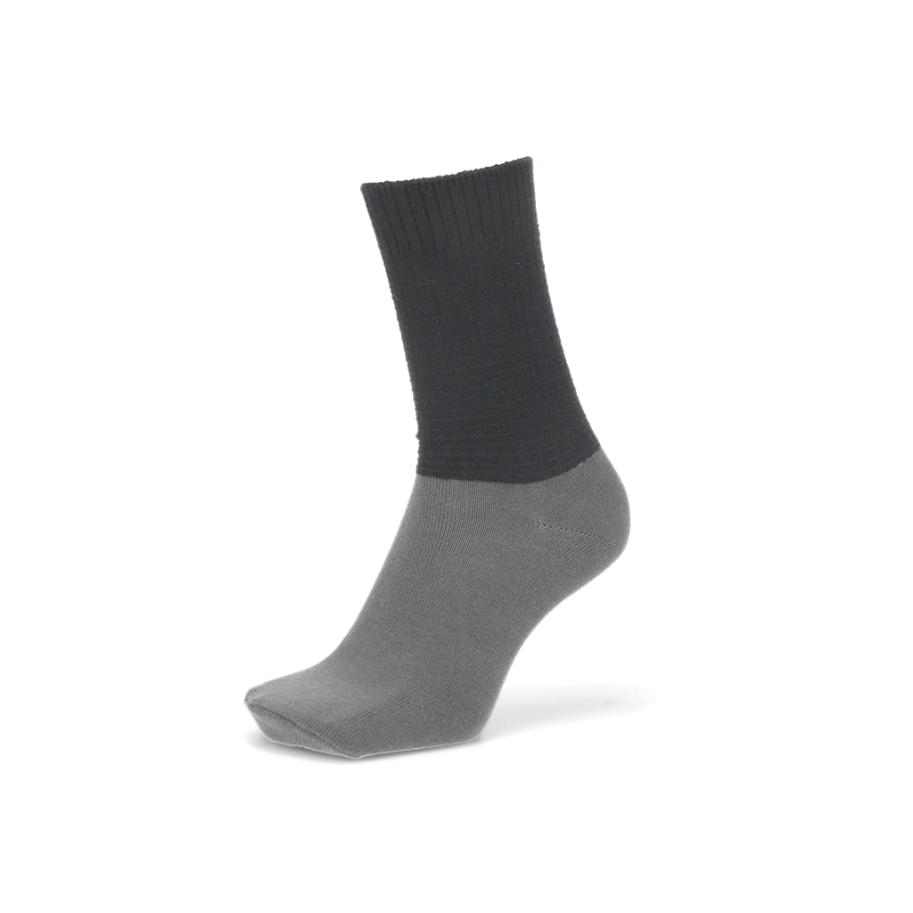 Merino Waffle Ankle x Cotton Foot  Crew Socks - Image 3