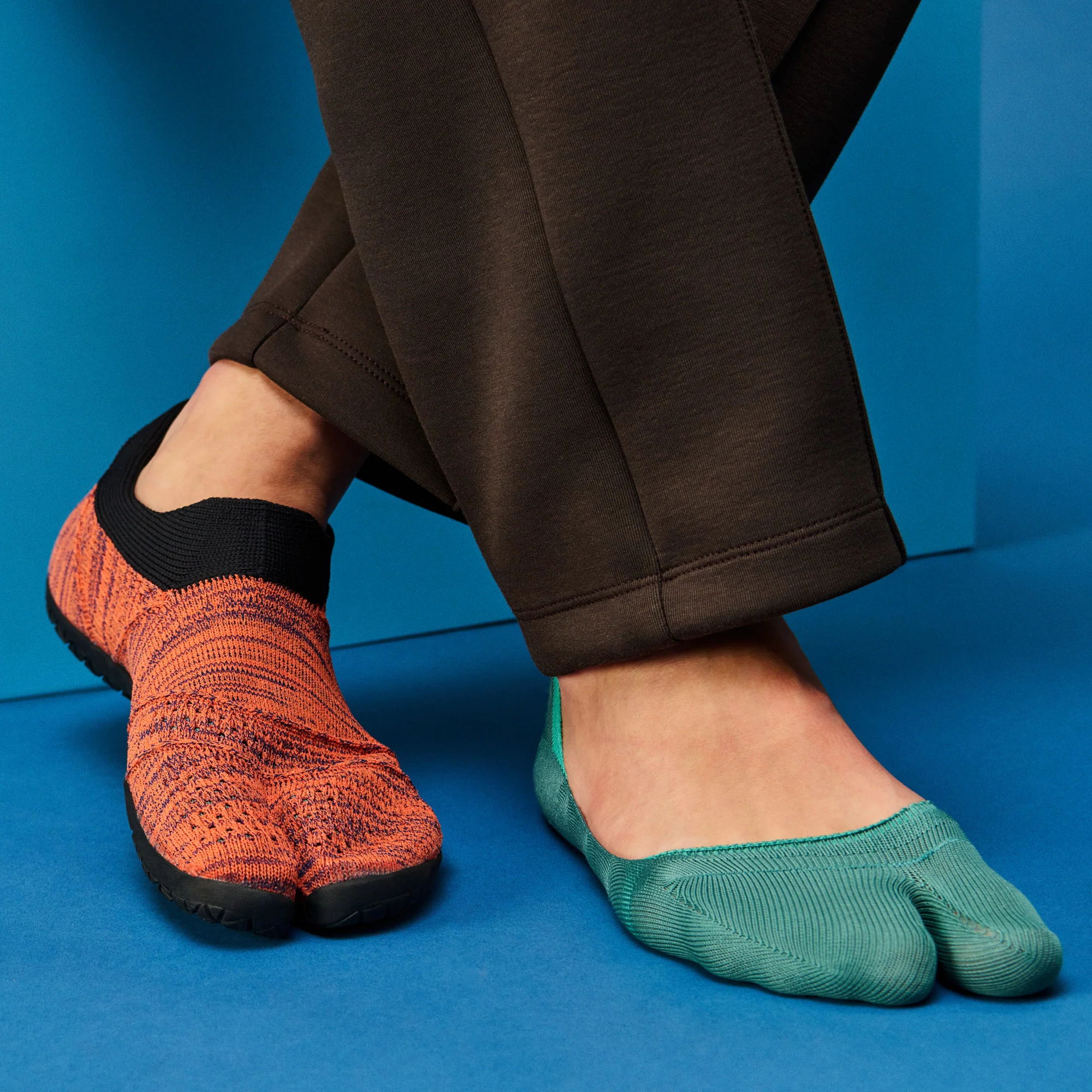 Perfect Fit Tabi No-Show  Socks with COOLMAX®︎ fiber