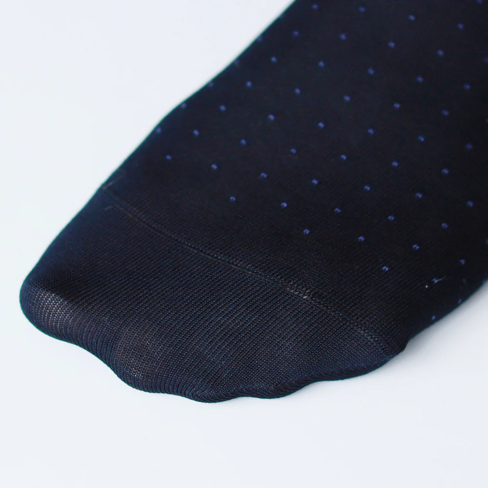 Pin Dot Cotton  Knee-High Socks - Image 5