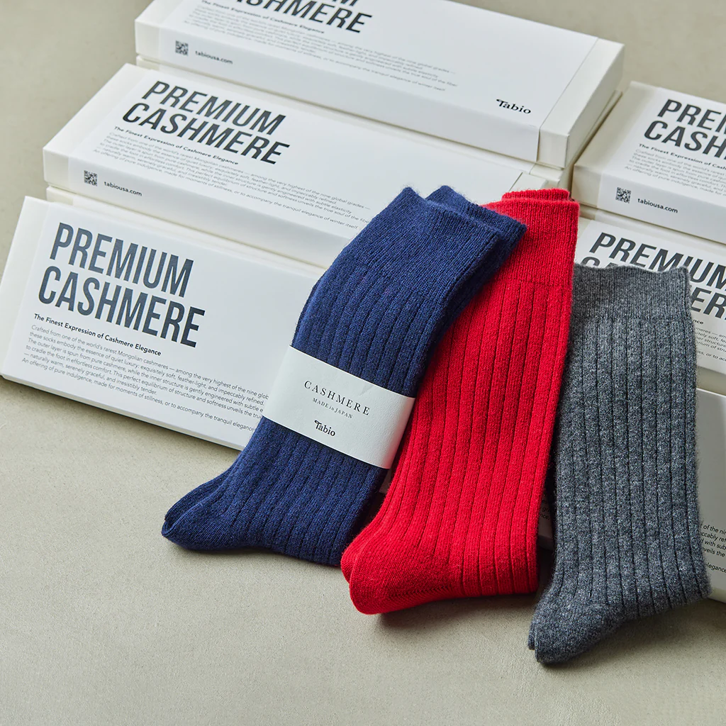 Premium Finest Cashmere  Crew Socks - Image 2