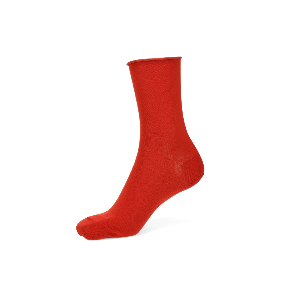 Premium Silky Cotton Plain  Crew Socks - Image 10