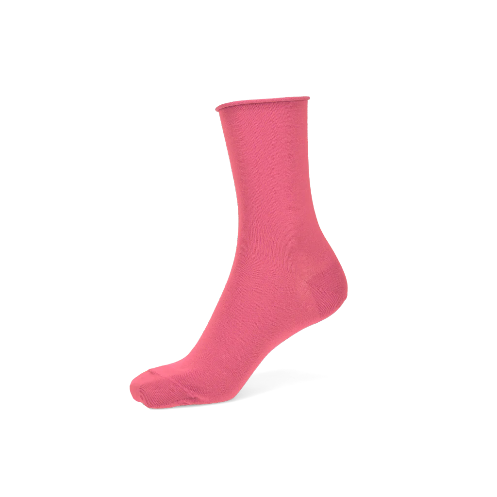Premium Silky Cotton Plain  Crew Socks - Image 11