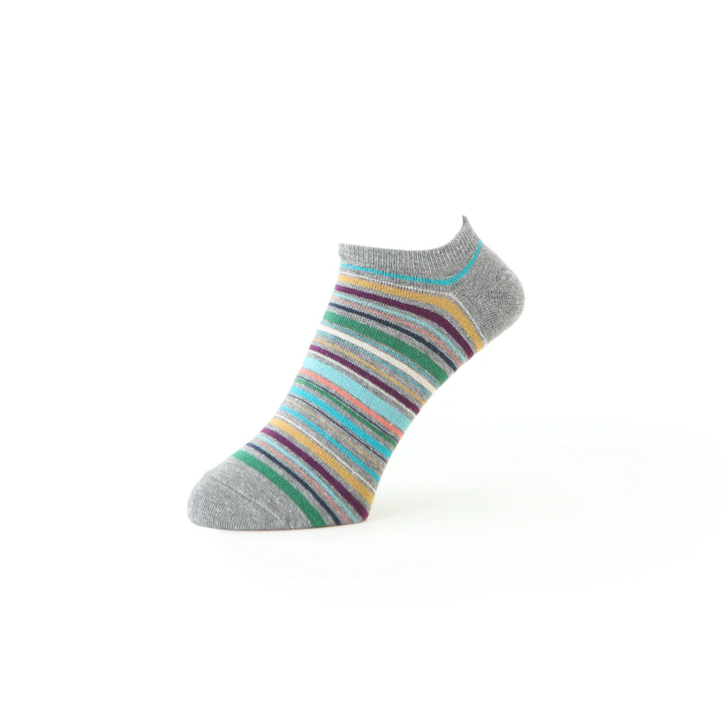 Racing Stripe Cotton  Ankle Socks - Image 2
