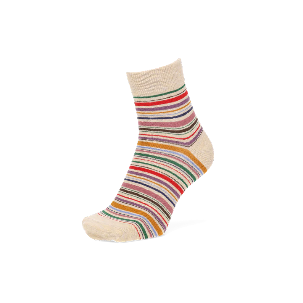 Racing Stripe Cotton  Quarter Socks - Image 5