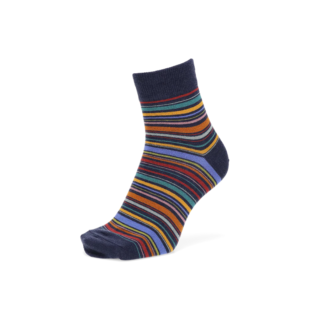 Racing Stripe Cotton  Quarter Socks - Image 7