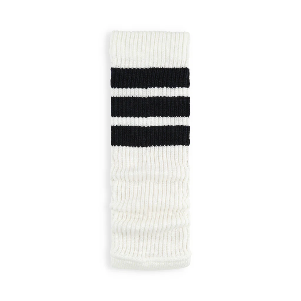 Sandwich-Stripes Cotton  Leg Warmers - Image 4