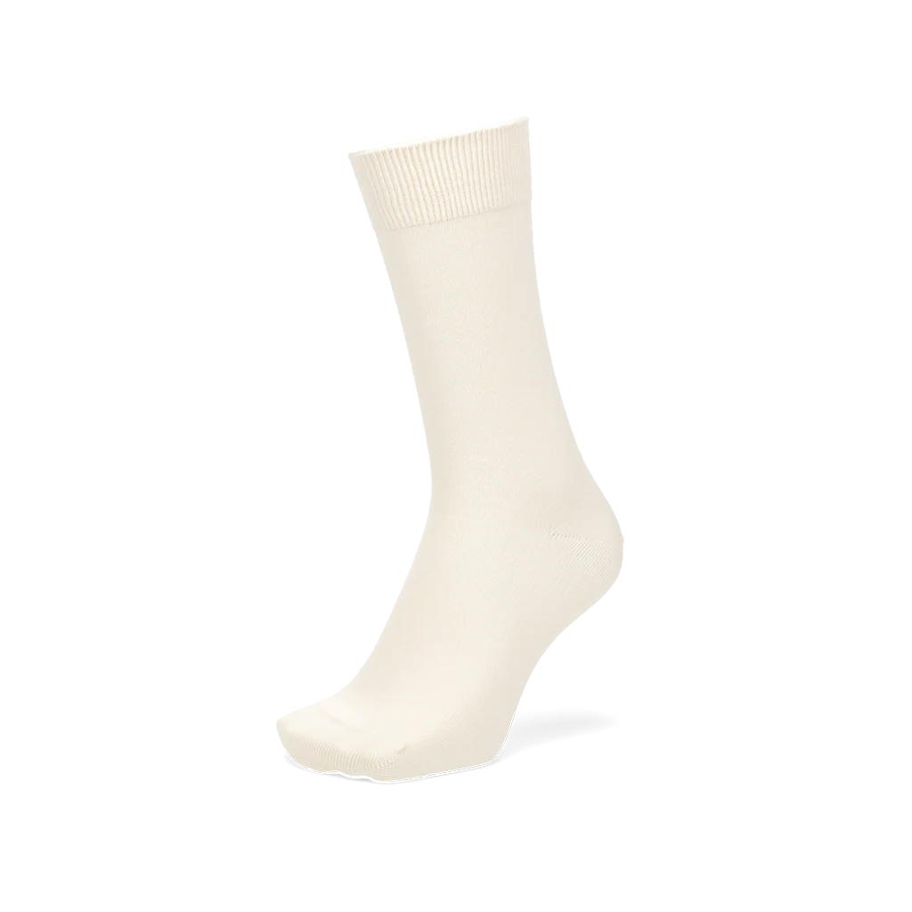Solid Color Cotton  Crew Socks - Image 3