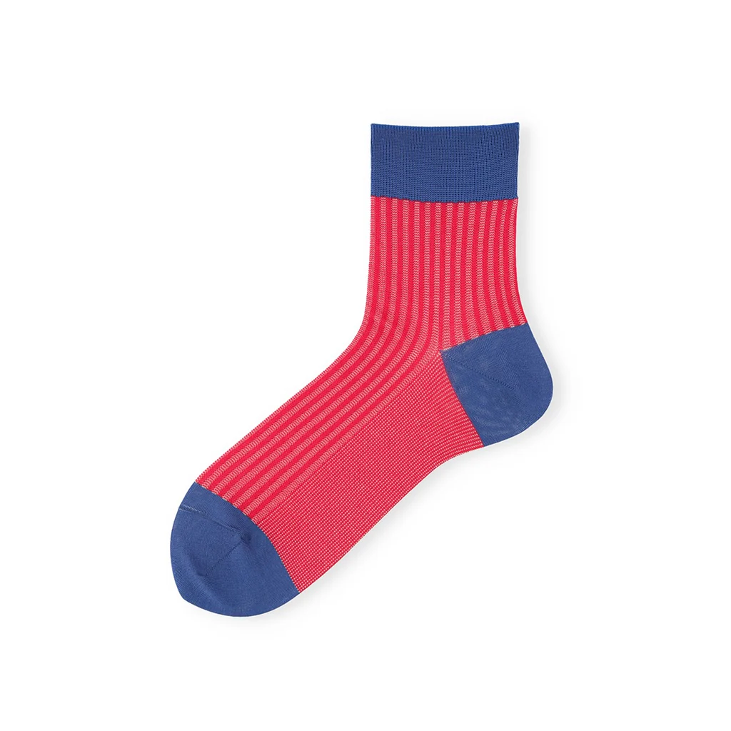 Striped Silky Cotton  Quarter Socks - Image 6