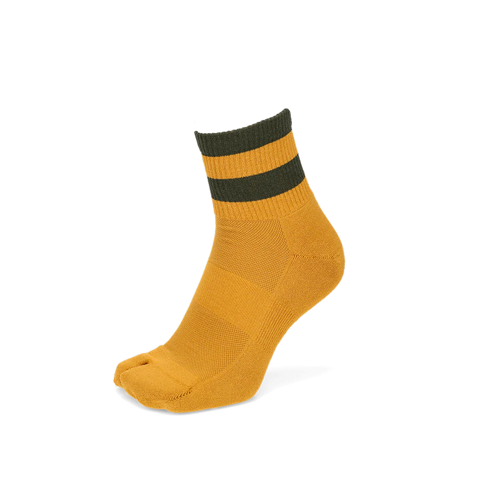 Striped Washi Tabi  Quarter Socks - Image 5