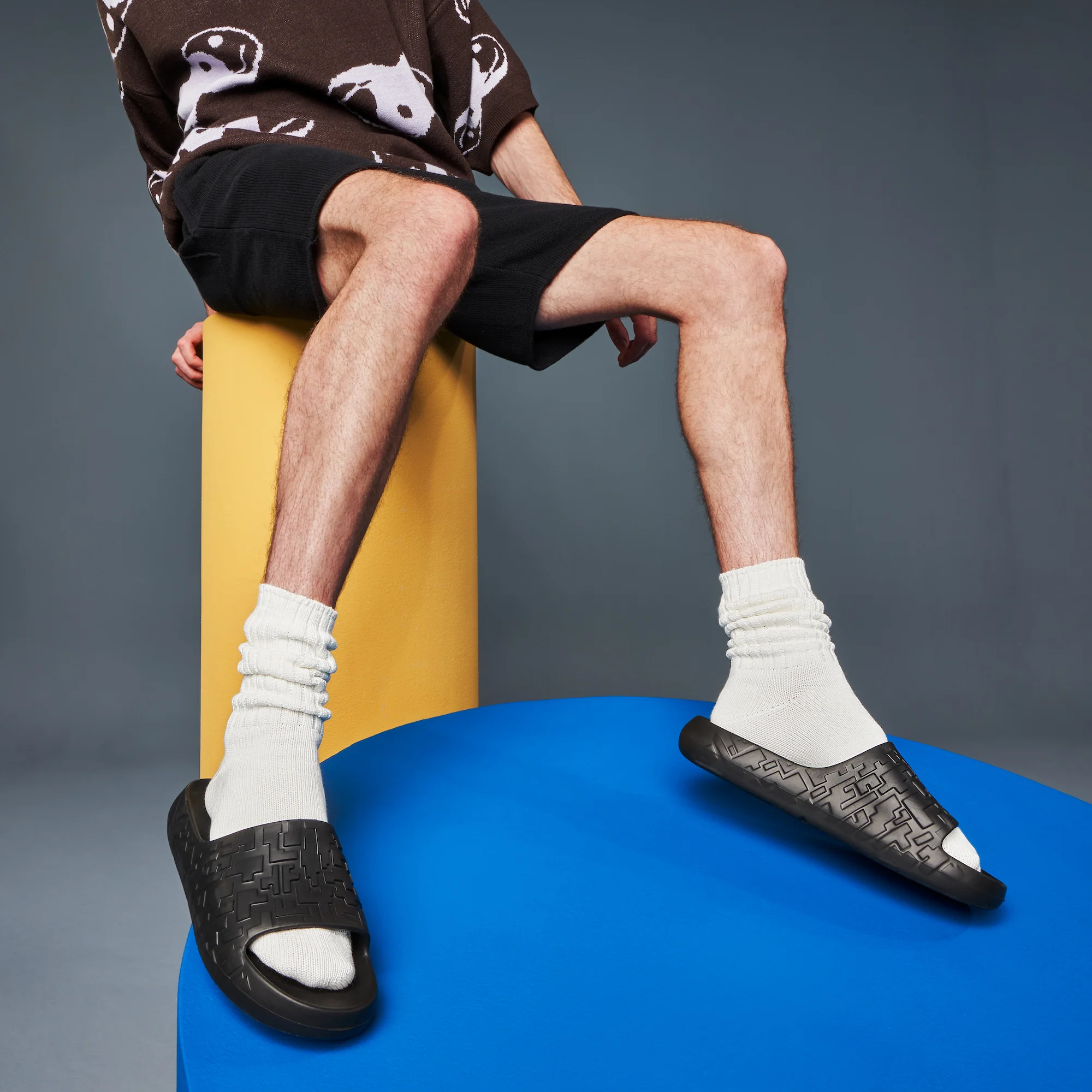 TABIO's COTTON Richell Ribbed  Crew Socks - Image 6