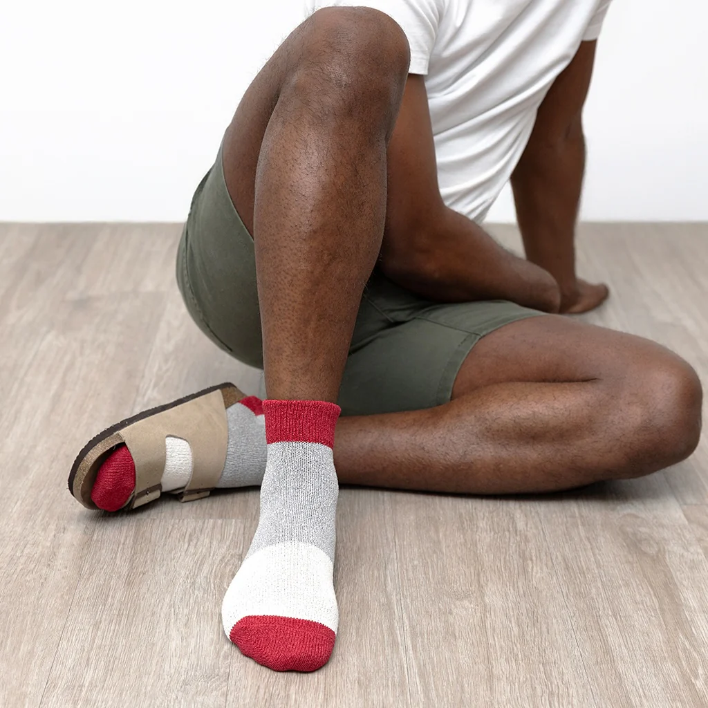 Tricolor Washi  Quarter Socks