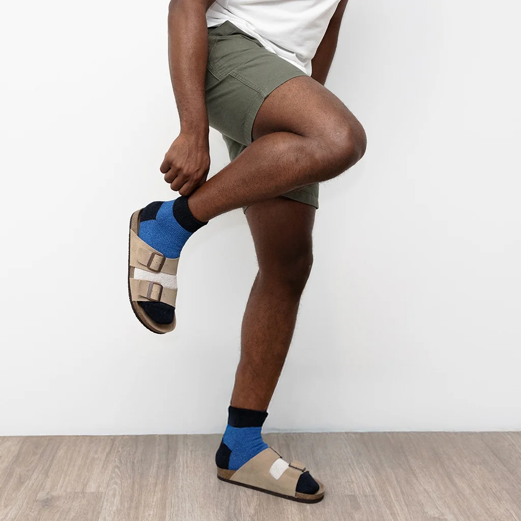 Tricolor Washi  Quarter Socks - Image 2