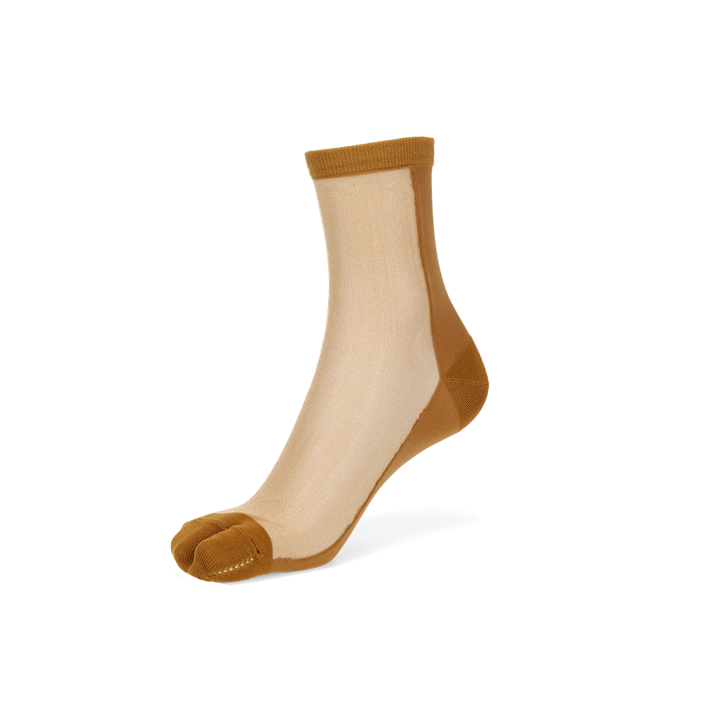 Two-Tone Tabi  Crew Socks - Image 11
