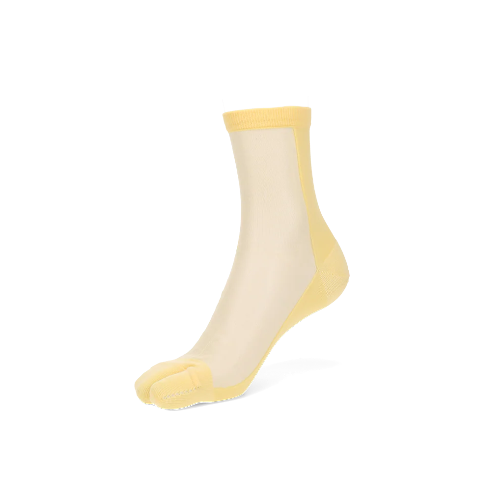 Two-Tone Tabi  Crew Socks - Image 13