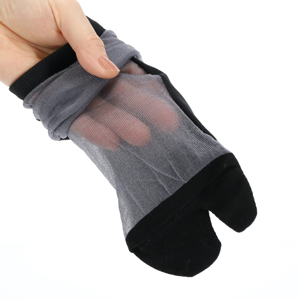 Two-Tone Tabi  Crew Socks - Image 6
