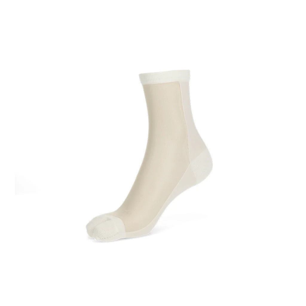 Two-Tone Tabi  Crew Socks - Image 7