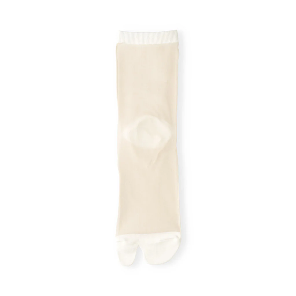 Two-Tone Tabi  Crew Socks - Image 8