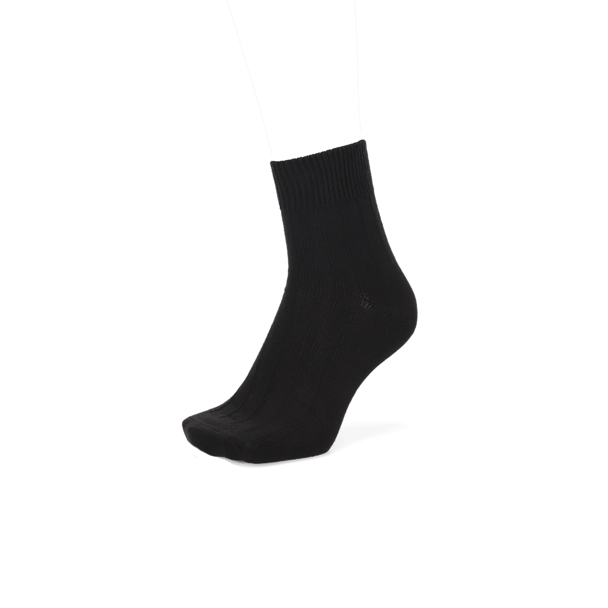 Wide-Ribbed Cotton  Quarter Socks - Image 10