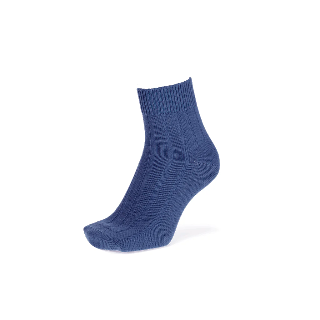 Wide-Ribbed Cotton  Quarter Socks - Image 18